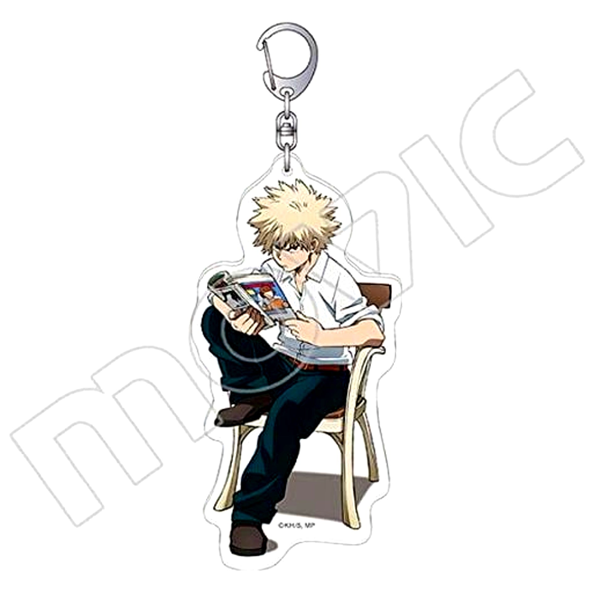Katsuki Bakugo Autumn Reading My Hero Academia Full Body Acrylic Keyring [USED]