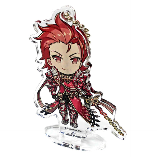 Granblue Fantasy Percival Acrylic Keychain Included with Four Knights of a Fallen Land OTOCA & Acrylic Keychain Exclusive Set Keychains [USED]