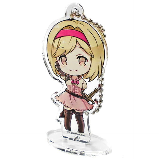 Granblue Fantasy Djeeta Acrylic Keychain Four Knights of a Fallen Land Bonus for OTOCA & Acrylic Keychain Exclusive Set Keychains [USED]