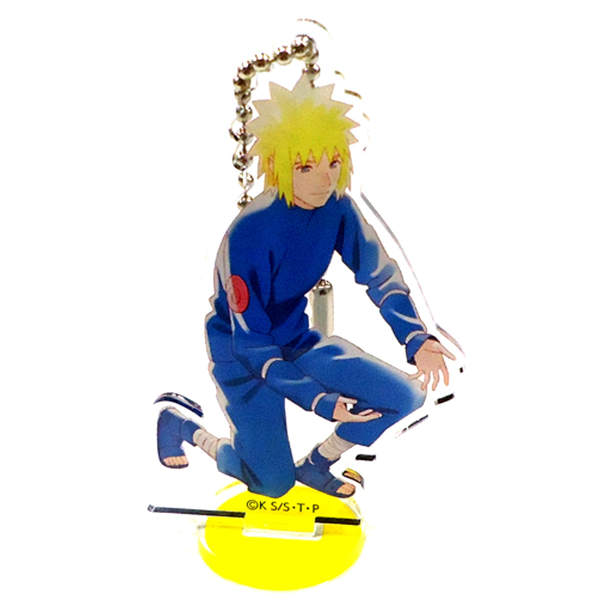 Minato & Background Acrylic Stand Naruto & Boruto J-World Emaki Kizuna Father and Mother Happy Days [USED]