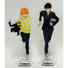 Haikyu!! Shoyo Hinata Tobio Kageyama Set of 2 Acrylic Stand Set Rest Time in J-World Tokyo Limited Mini Attraction Beware of Sold Out! Sakanoshita Shoten Part-Time Job Experience 4 Star Prize Acrylic Stands [USED]