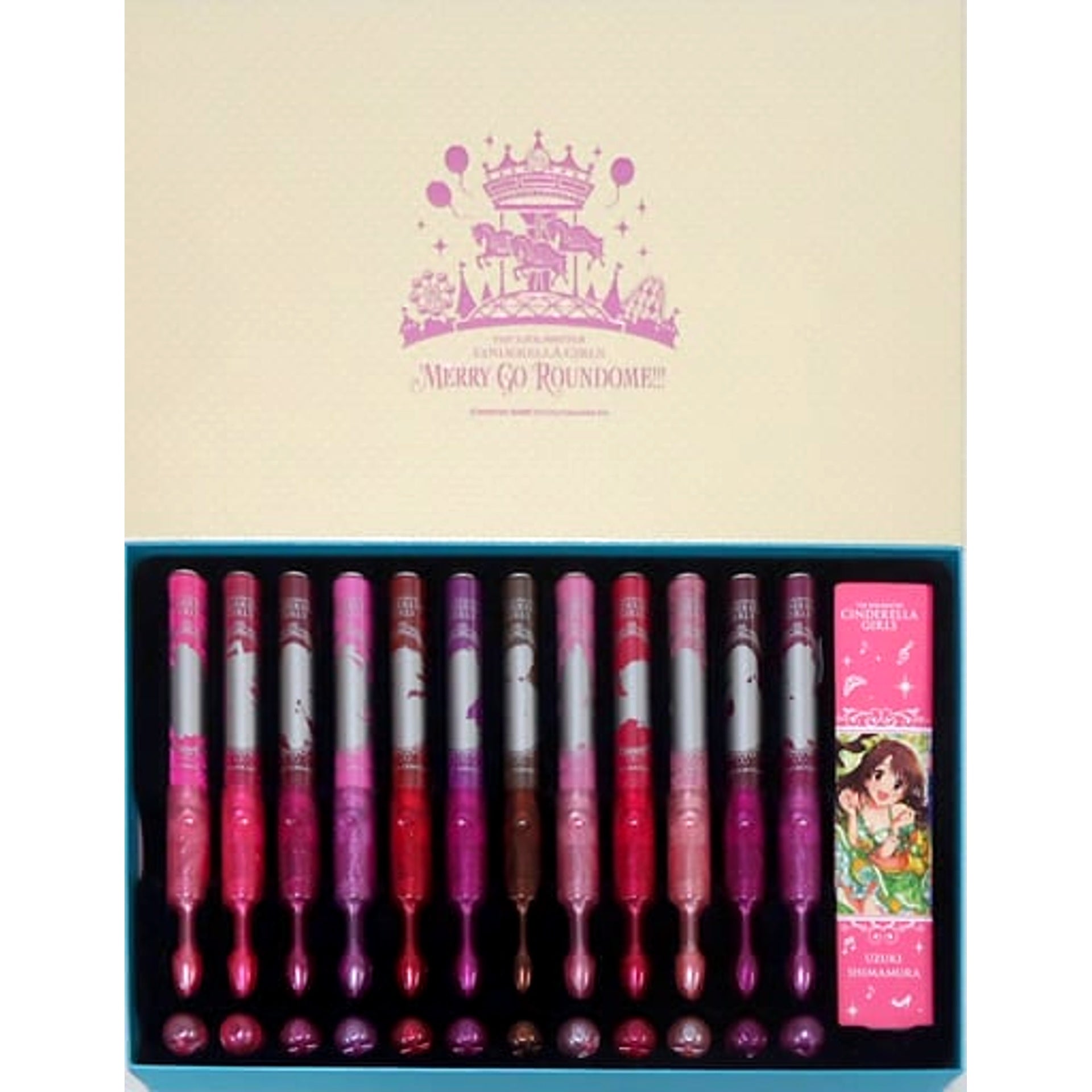 THE IDOLM@STER Cinderella Girls Cute 6th Live Ver. @MetLife Dome Set of 12 Official Concert Light 6th Live Merry-Go-Roundome!!! Limited [USED]