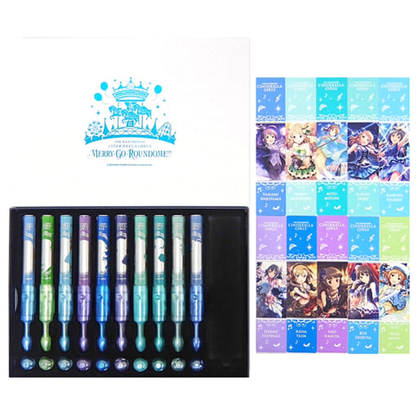 THE IDOLM@STER Cinderella Girls Cool 6th Live @Nagoya Dome Ver. Set of 10 Official Concert Light 6th Live Merry-Go-Roundome!!! Limited [USED]