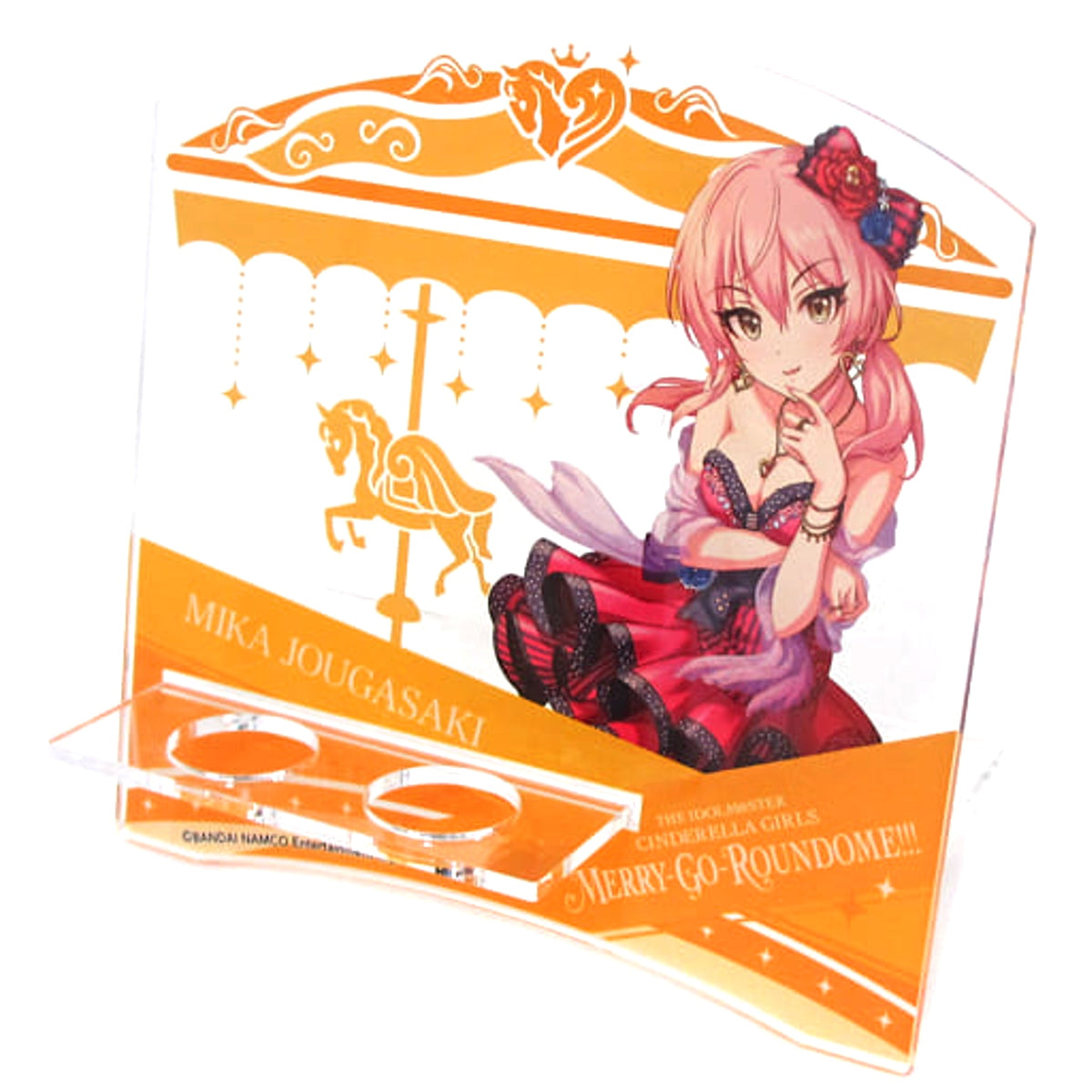 THE IDOLM@STER Cinderella Girls Mika Jougasaki Official Acrylic Concert Light Stand 6th Live Merry-Go-Roundome!!! Limited [USED]