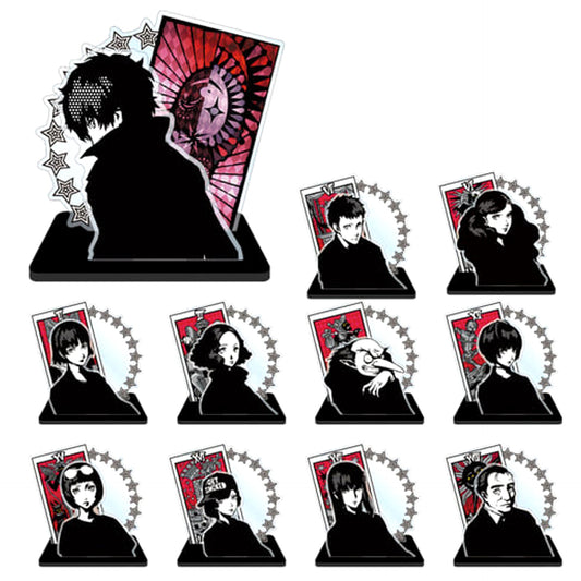Persona 5 Protagonist & Others All 11 Types Set Trading Acrylic Keychain Co-op Ver. A Acrylic Stands [USED]