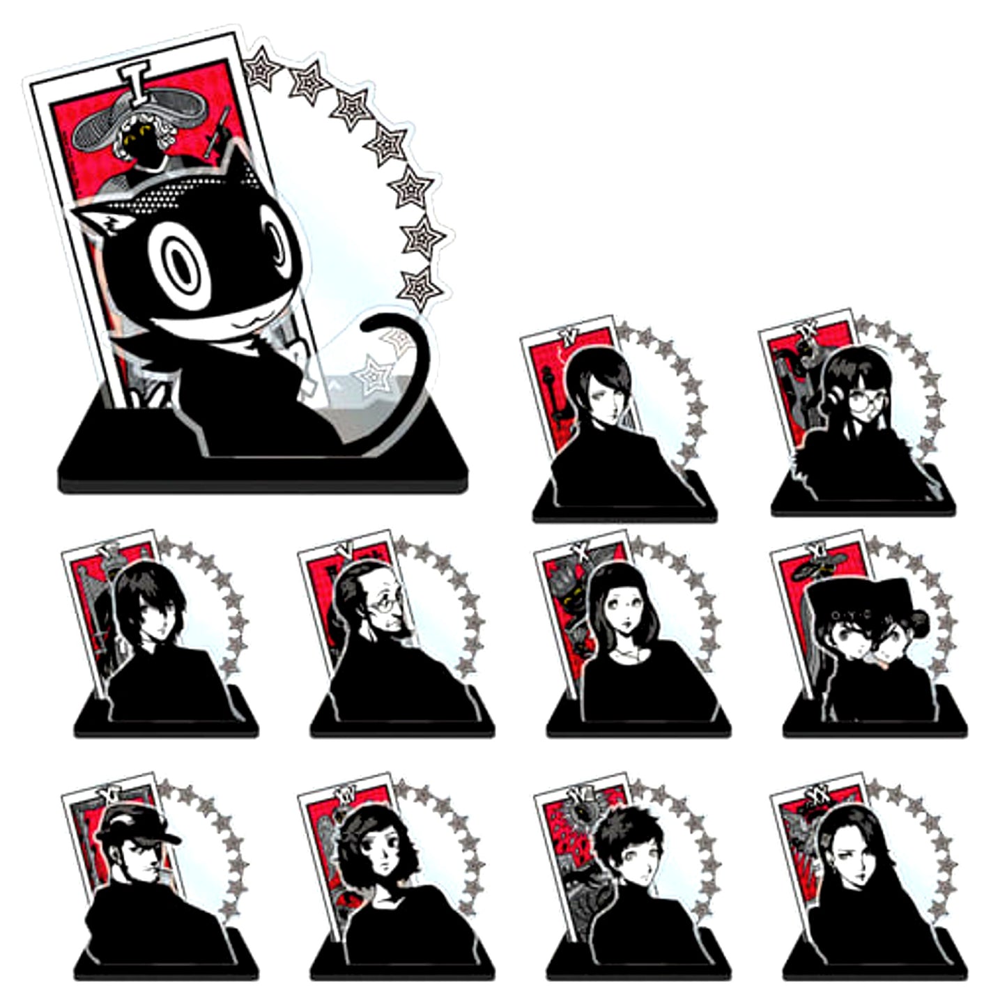 Persona 5 Trading Acrylic Stand Co-op Ver.B Set of 11 [USED]