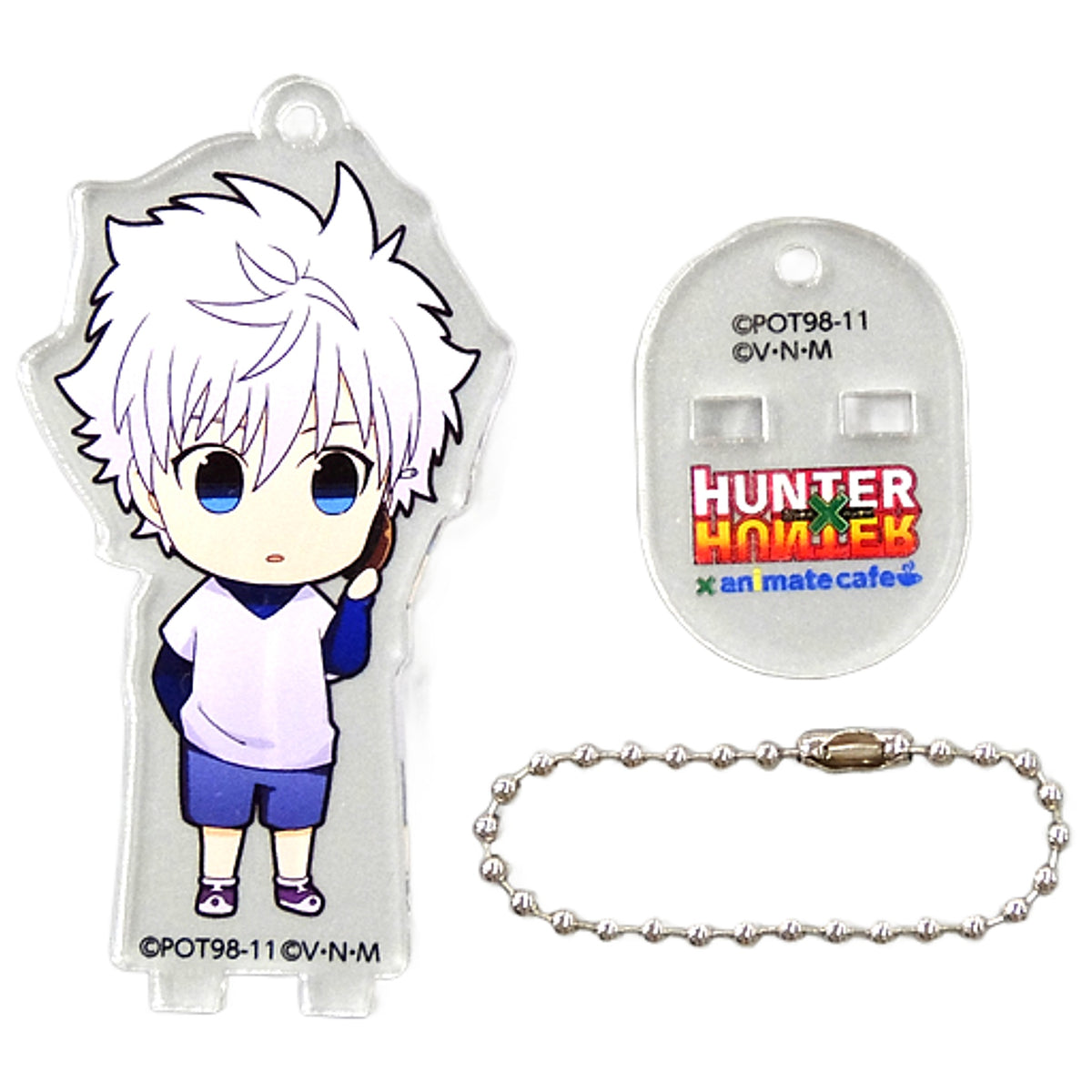 Hunter x Hunter Killua Zoldyck Trading Acrylic Stand Keychain animatecafe Vol.3 Phantom Troupe Part 2 Limited Keychains [USED]