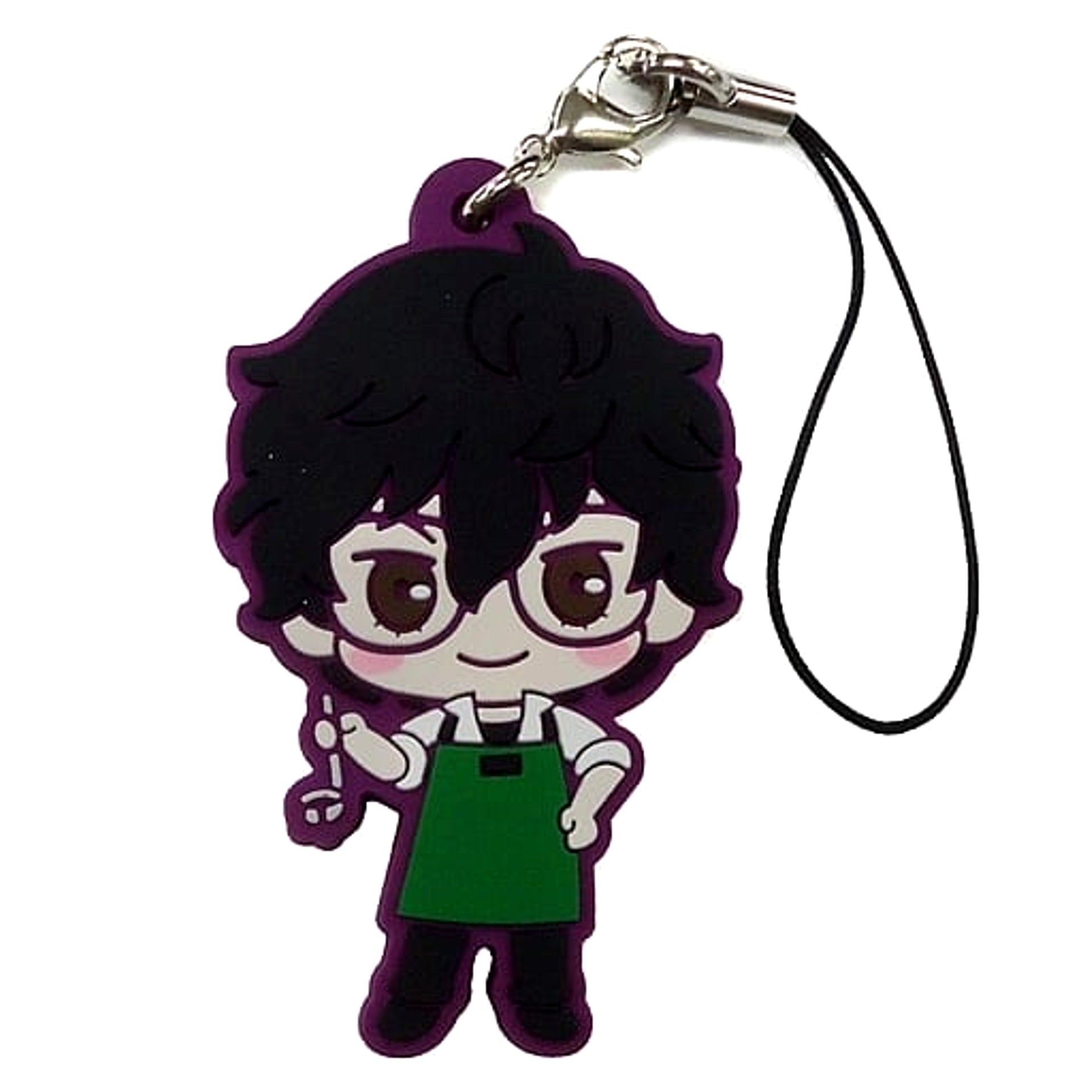 Persona 5 Protagonist Sega Lucky Kuji Rubber Charm Prize F Keychains [USED]