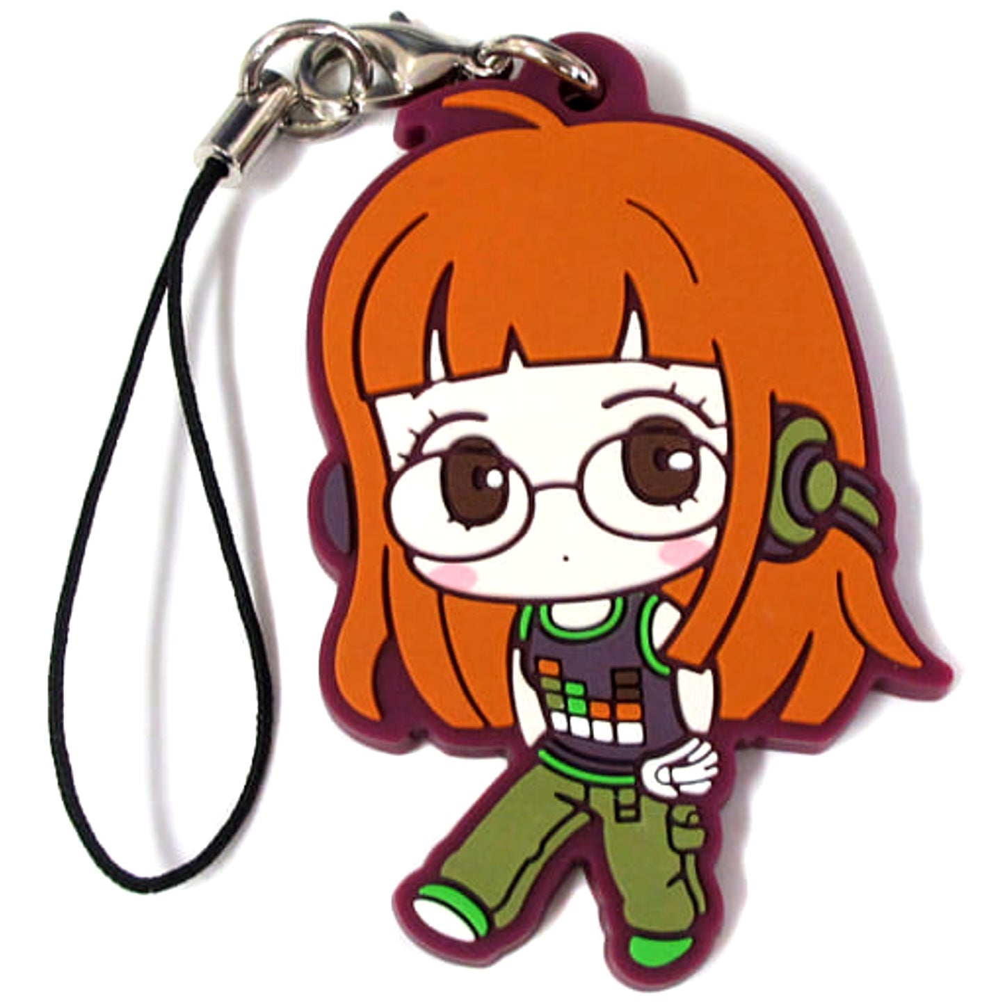 Persona 5 Futaba Sakura Sega Lucky Kuji Rubber Charm Prize F Keychains [USED]