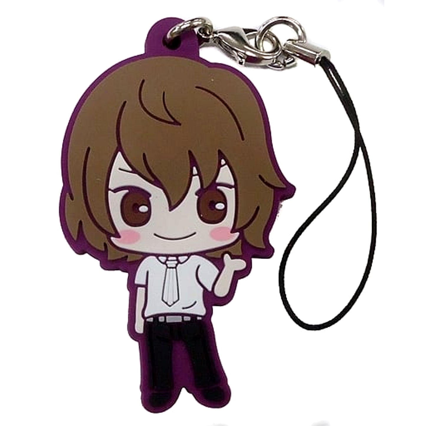 Persona 5 Goro Akechi Sega Lucky Kuji Rubber Charm Prize F Keychains [USED]