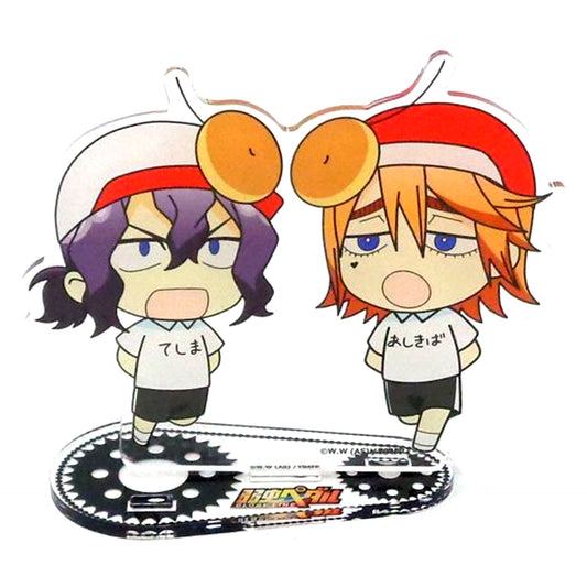 Junta Teshima & Takuto Ashikiba Sports Day Acrylic Stand Yowamushi Pedal GLORY LINE x Collabo CAFE HONPO [USED]