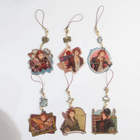 Granblue Fantasy Percival & Others Yurayura Charm Collection Percival BOX All 6 Types Set Charm [USED] — photo 1