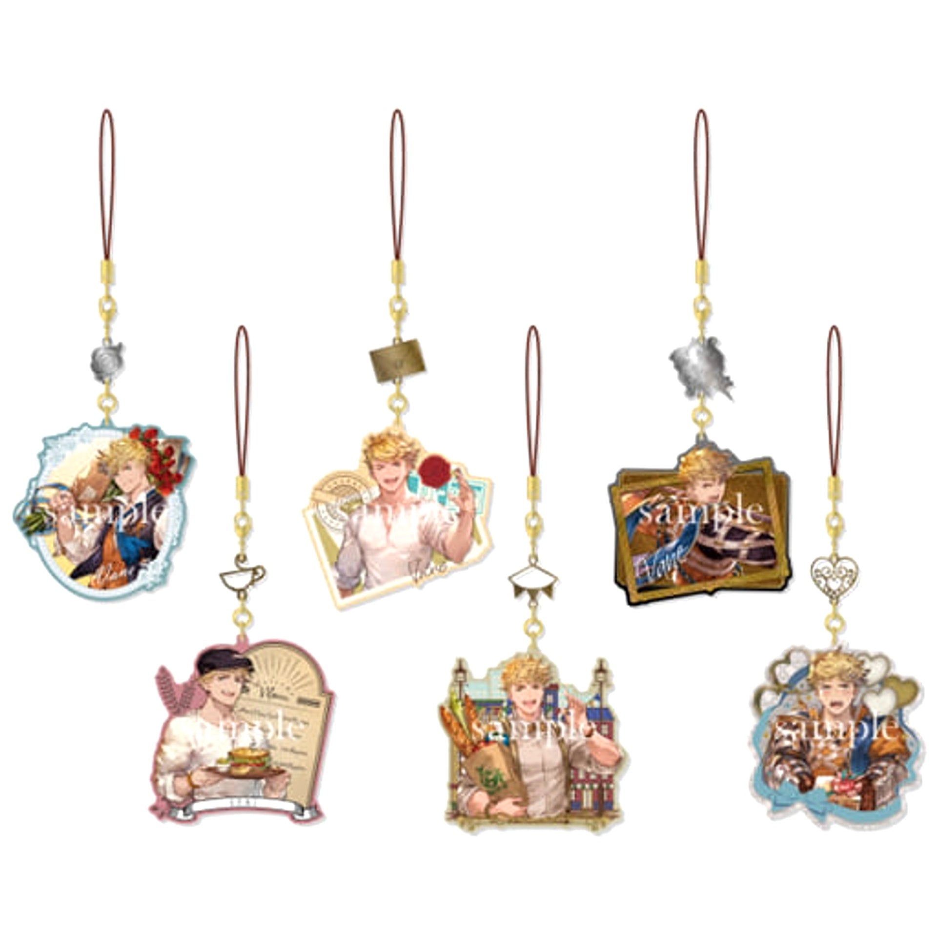Granblue Fantasy Vane & Others Yurayura Charm Collection Vane BOX All 6 Types Set Charm [USED]