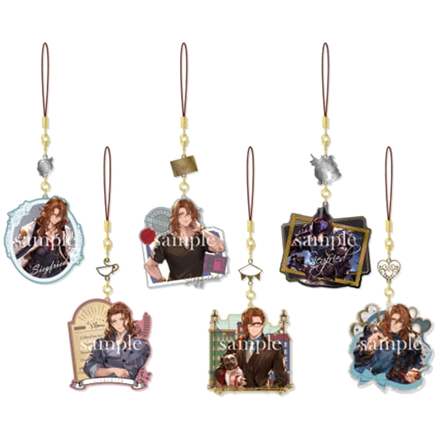 Granblue Fantasy Siegfried & Others Yurayura Charm Collection Siegfried BOX All 6 Types Set Charm [USED]