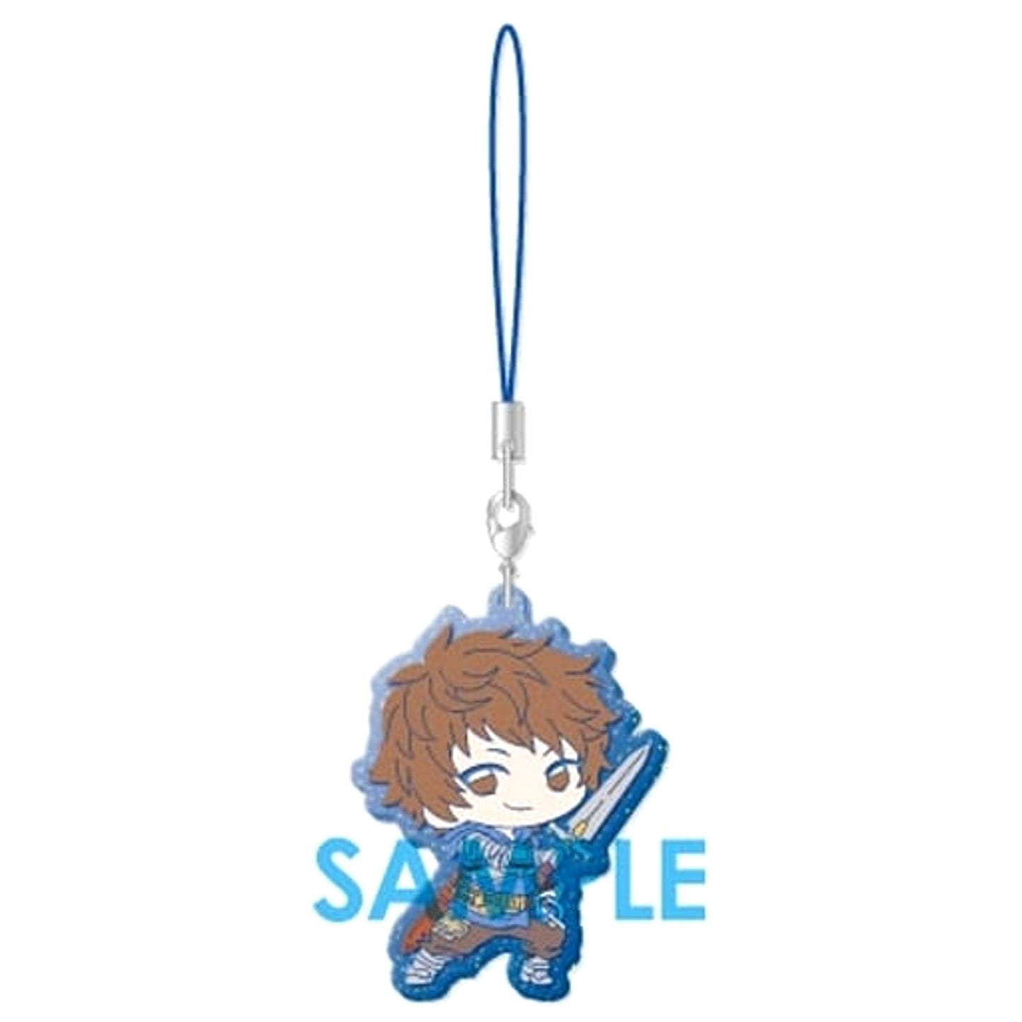 Granblue Fantasy Gran Clear Rubber Strap Paradise Lost: What Makes the Sky Blue Part II Keychains [USED]