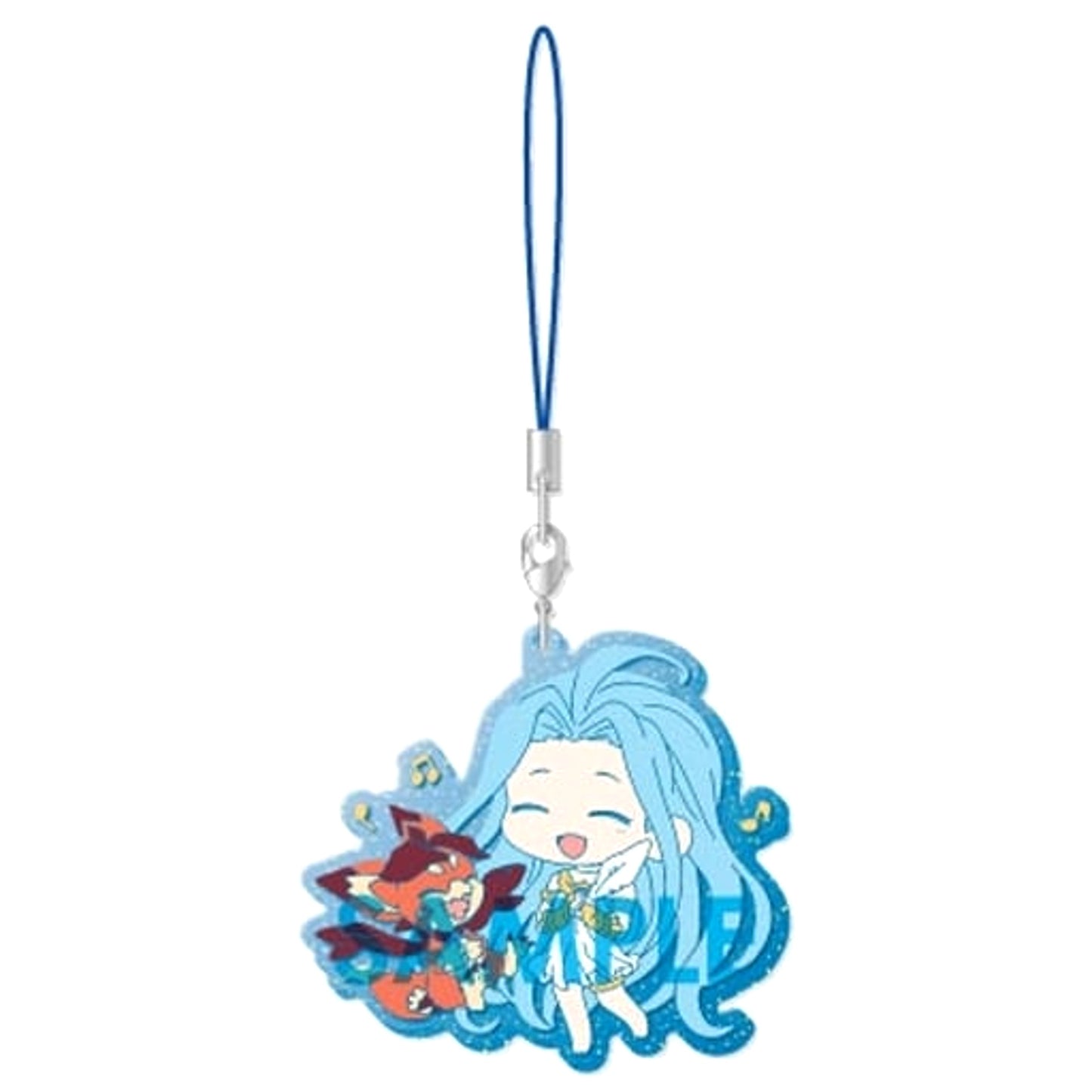 Granblue Fantasy Lyria Vyrn Clear Rubber Strap Paradise Lost: What Makes the Sky Blue Part II Keychains [USED]