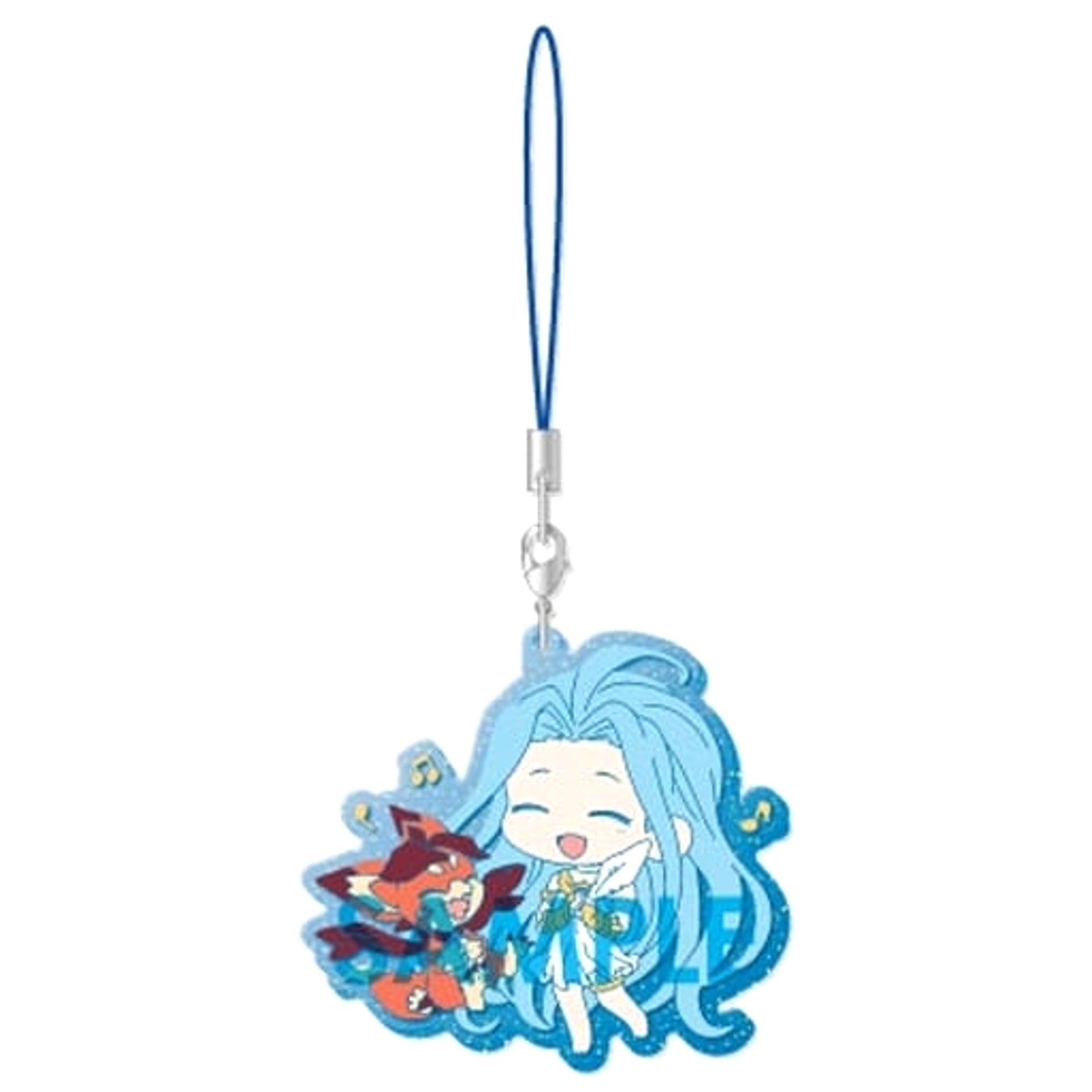 Granblue Fantasy Lyria Vyrn Clear Rubber Strap Paradise Lost: What Makes the Sky Blue Part II Keychains [USED]