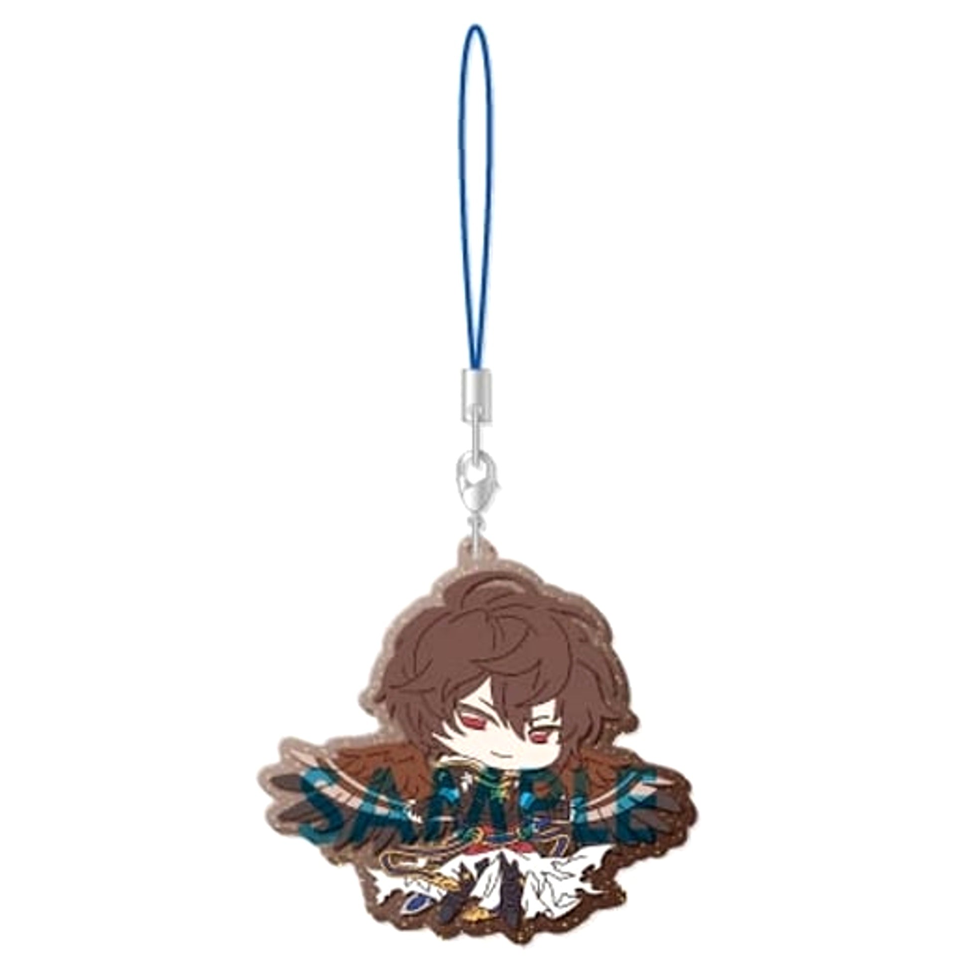 Granblue Fantasy Sandalphon Clear Rubber Strap Paradise Lost: What Makes the Sky Blue Part II Keychains [USED]