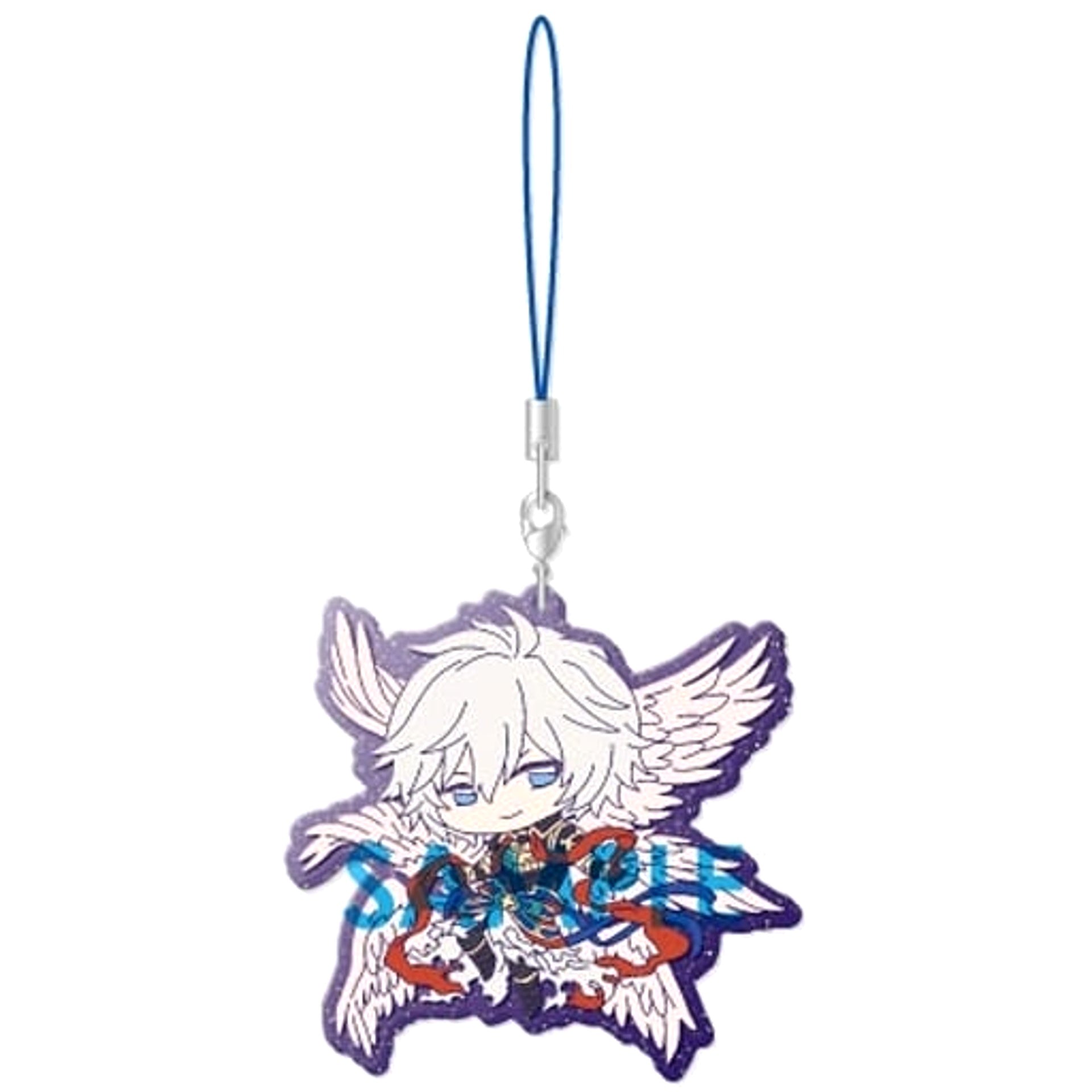 Granblue Fantasy Lucifer Clear Rubber Strap Paradise Lost: What Makes the Sky Blue Part II Keychains [USED]