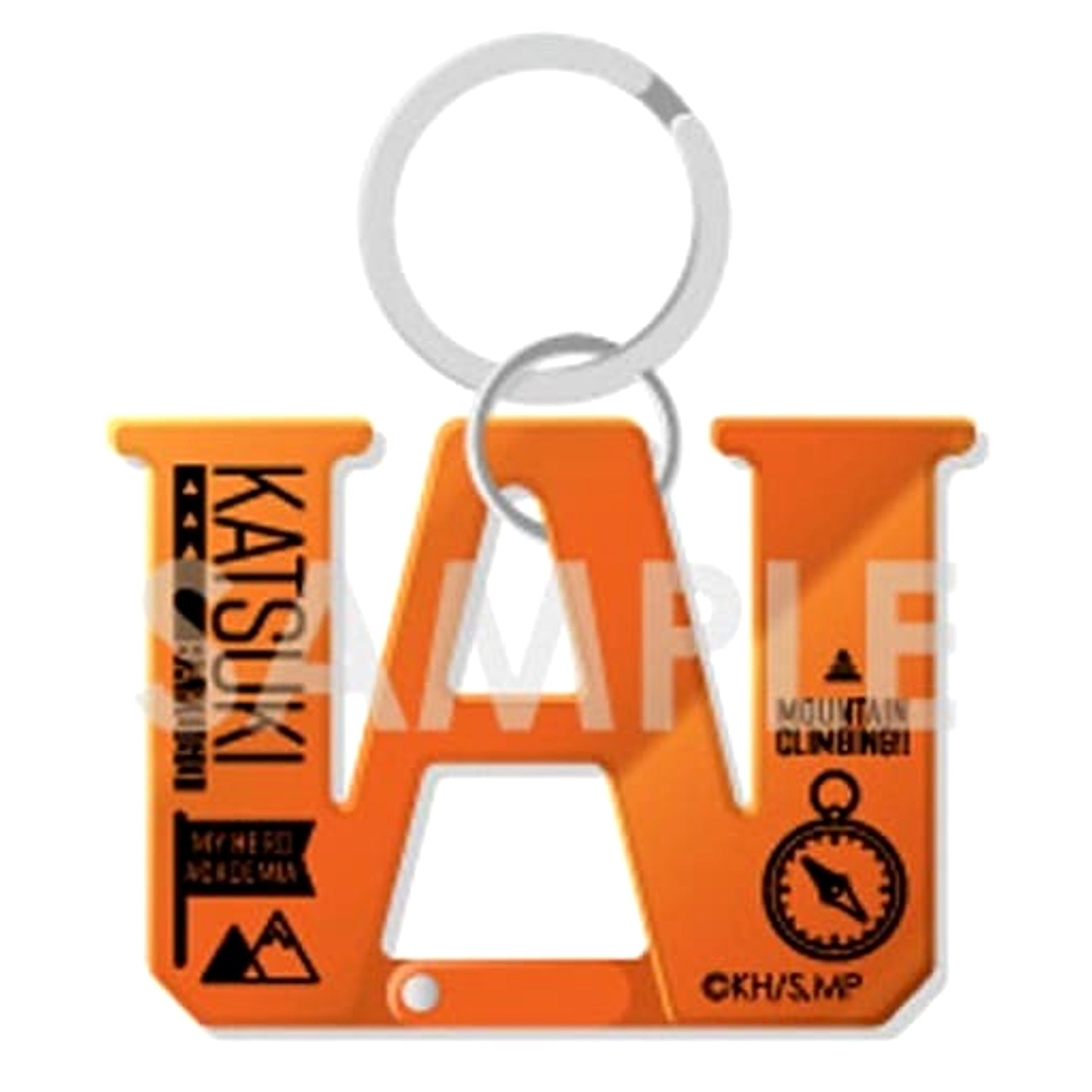 My Hero Academia Katsuki Bakugo B Carabiner Charm Mountain Climbing!! Charm [USED]