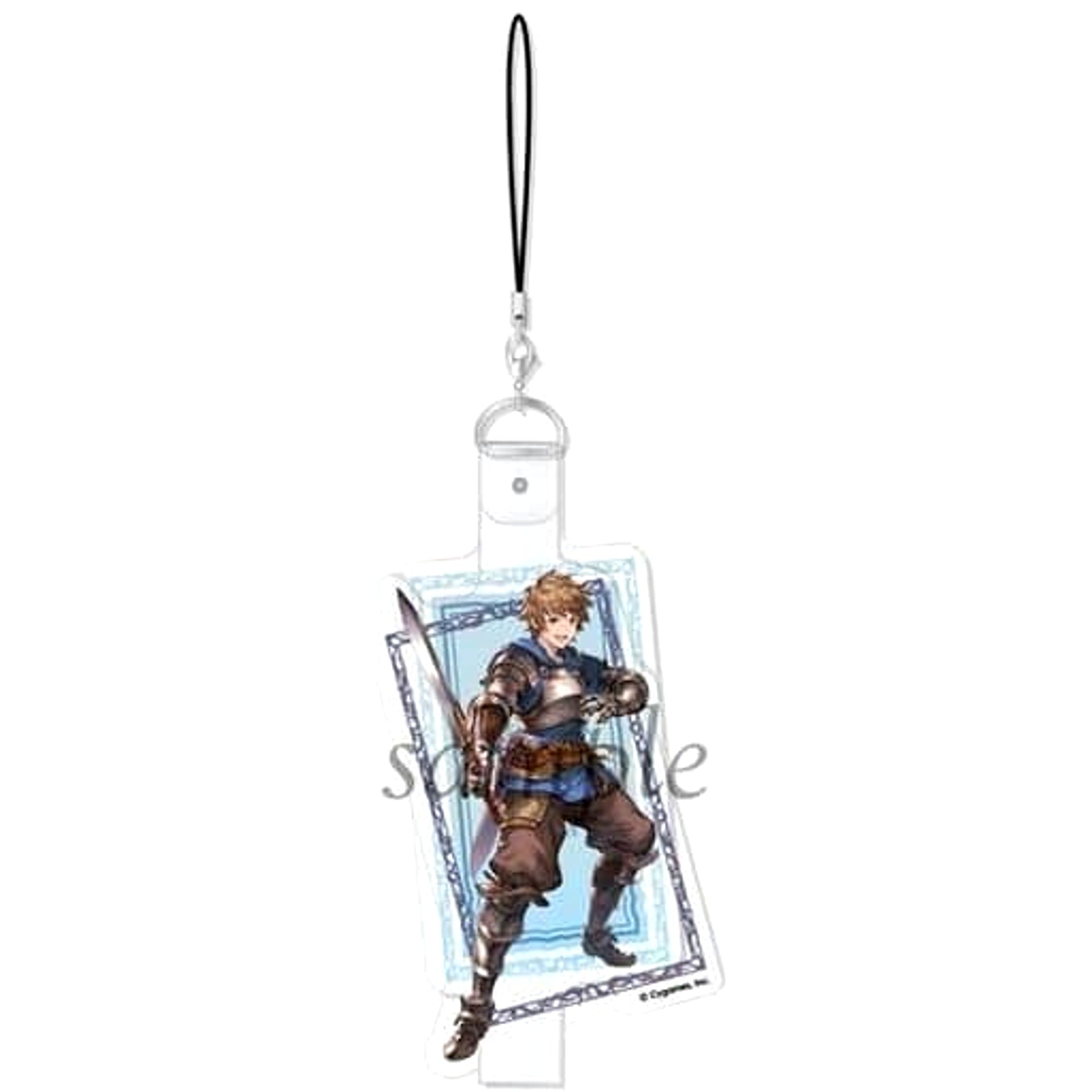 Granblue Fantasy Gran Character Vinyl Strap Keychains [USED]