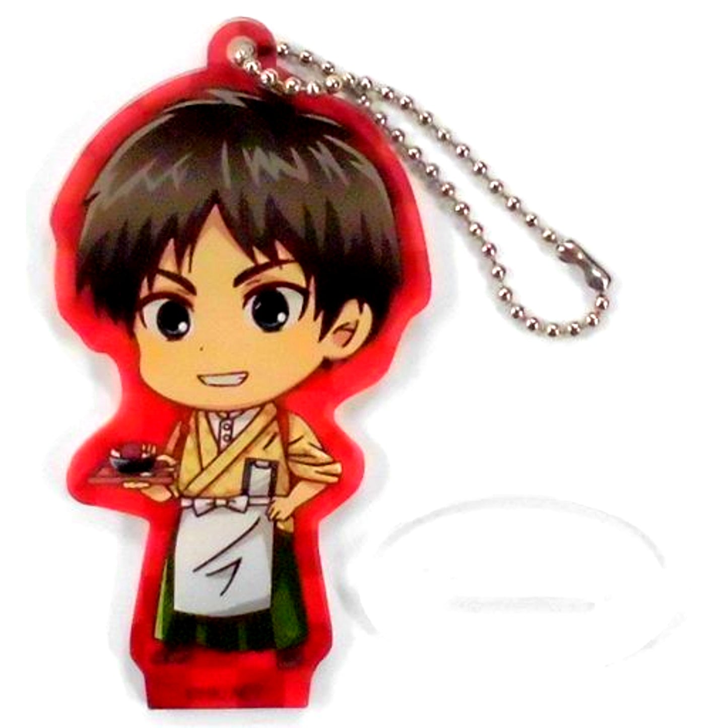 Eren Yeager Attack on Titan in SWEETS PARADISE Trading Acrylic Keychain Cafe [USED]