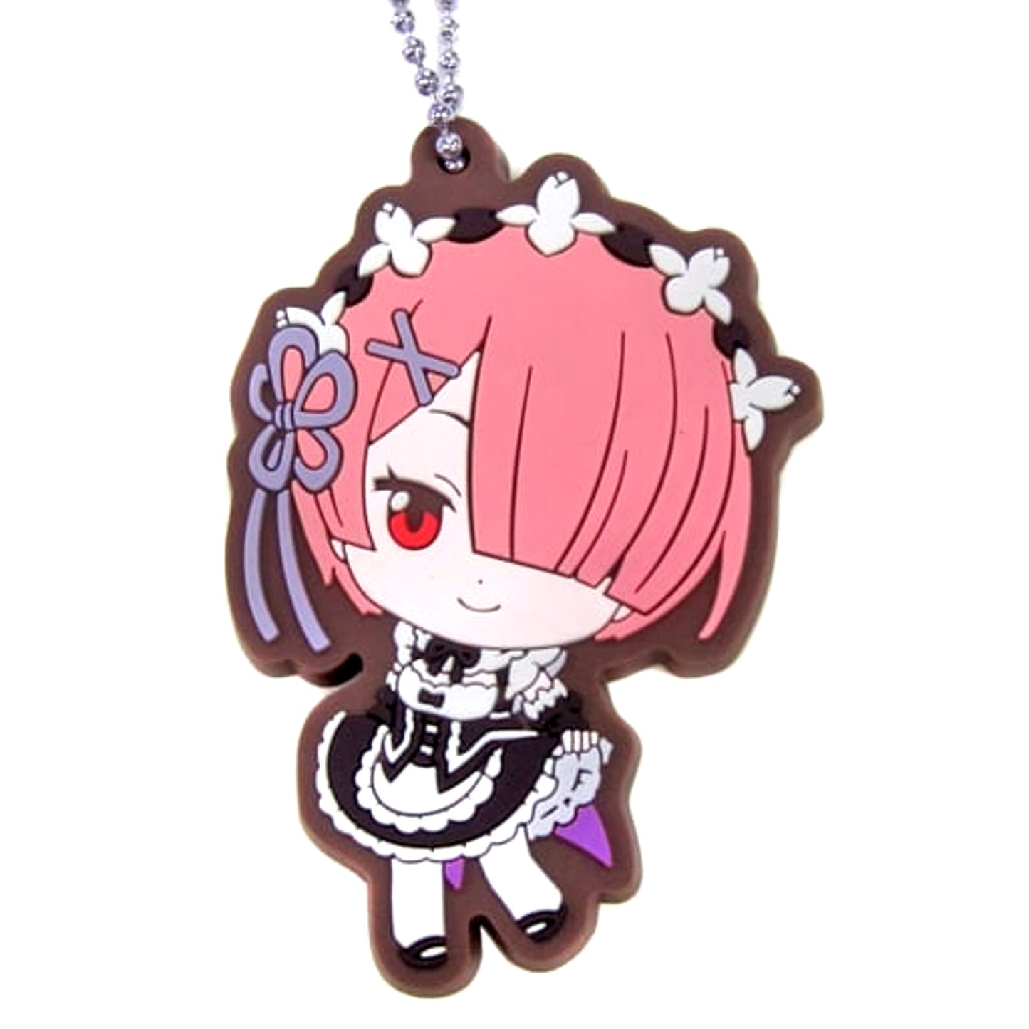 Re:ZERO -Starting Life in Another World- Ram Capsule Rubber Mascot Keychains [USED]