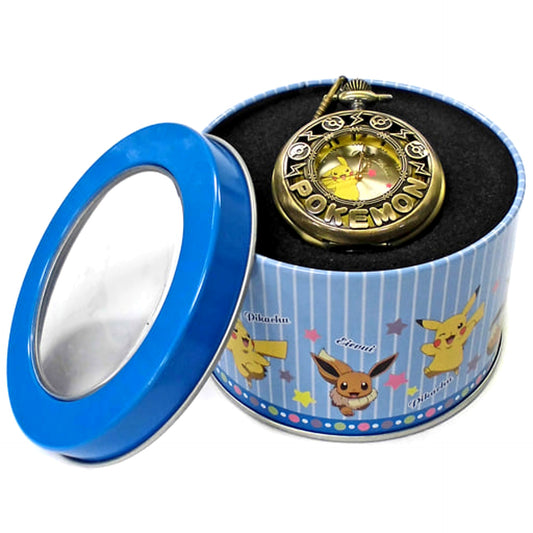 Pokemon Sun and Moon Pikachu Premium Relief Pocket Watch [USED]