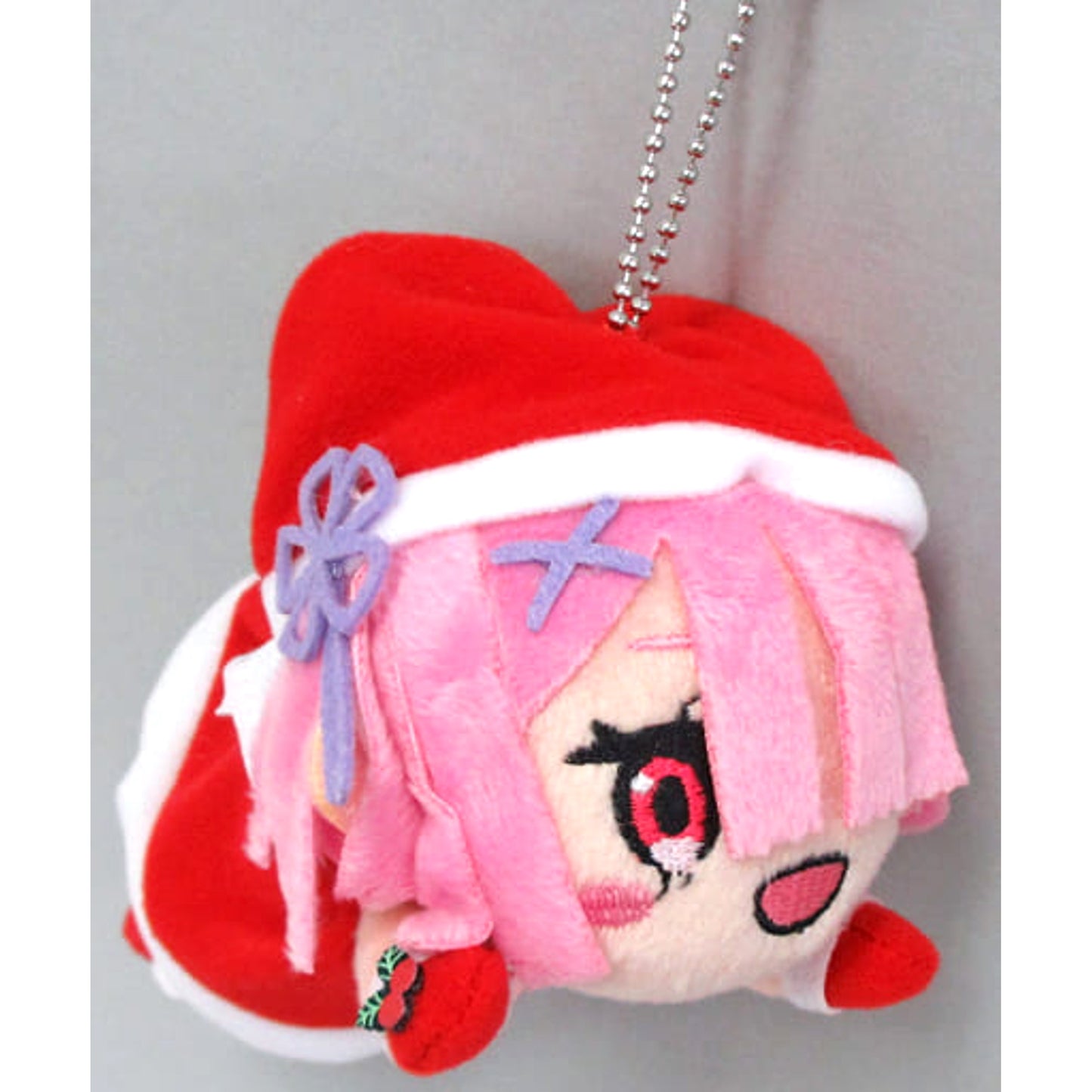 Re:ZERO -Starting Life in Another World- Ram Lying Down Keychain Mascot Santa Costume Ver. Keychains [USED]
