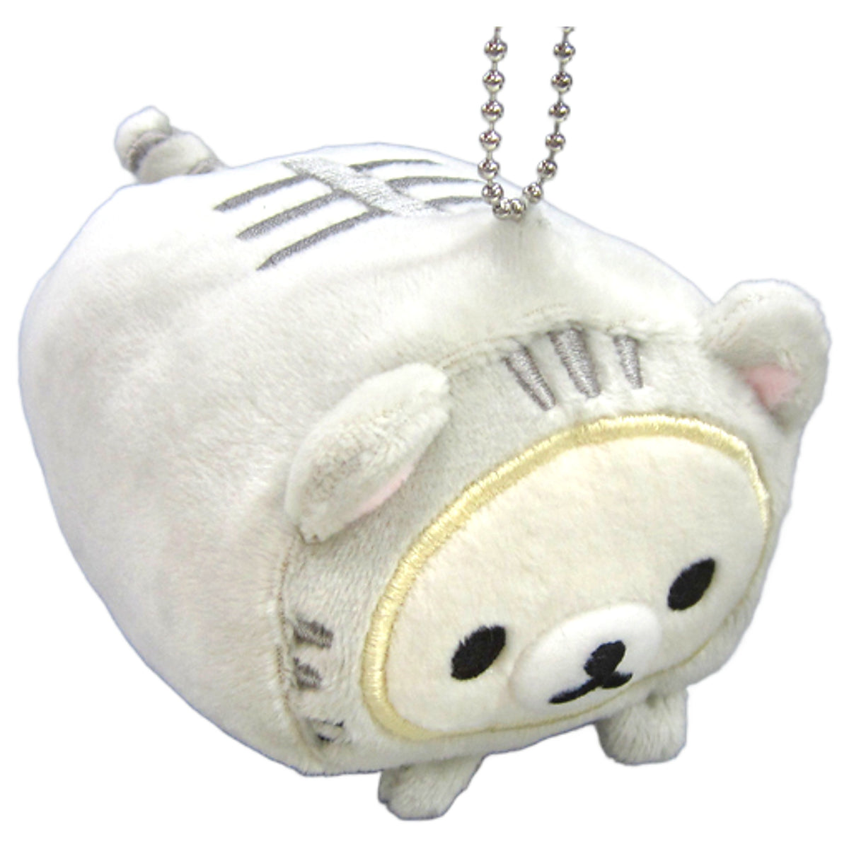 Korilakkuma Leisurely Cat Rirakkuma Mochimochi Utsubuse Plush Toy with Ball Chain Plush Toys [USED]