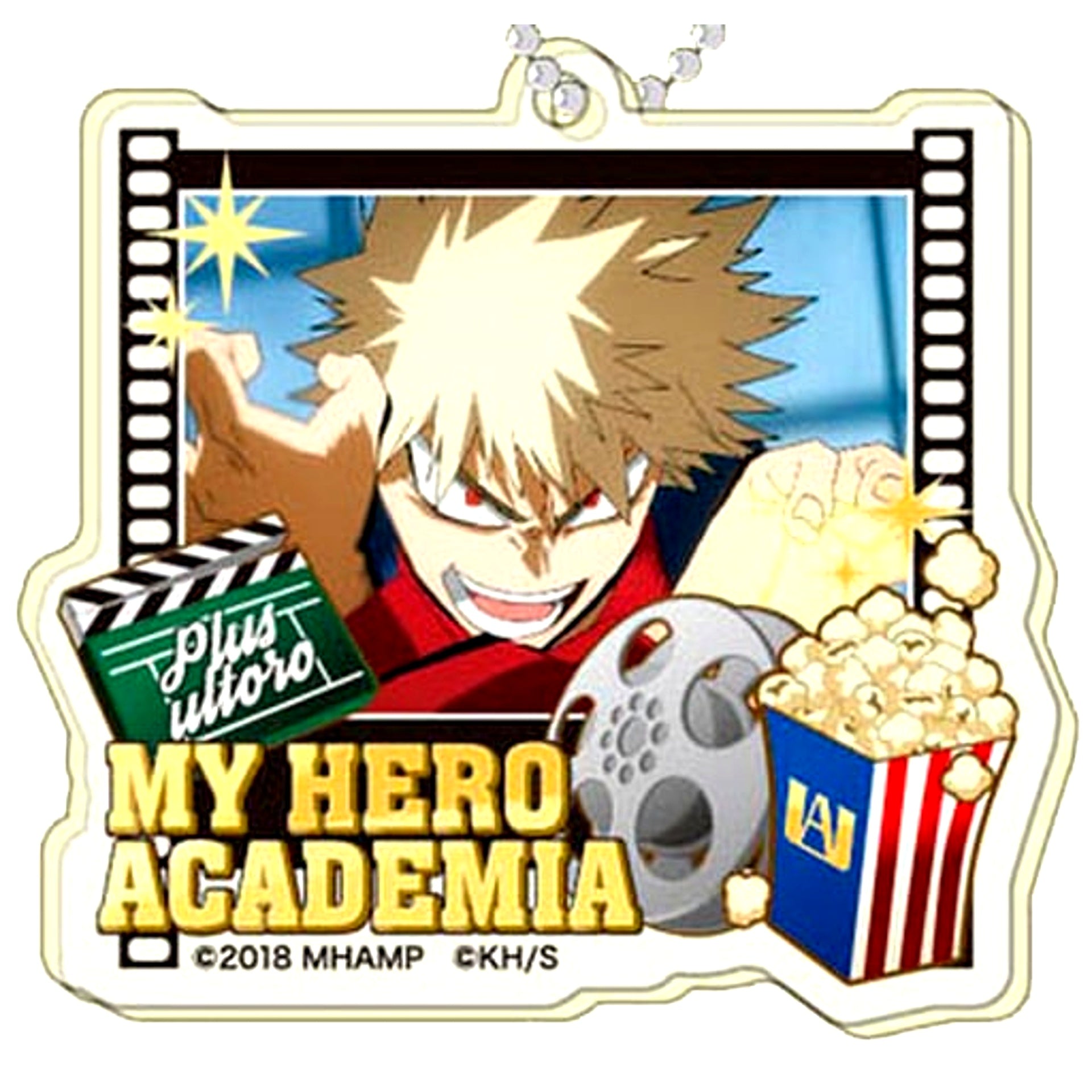 Katsuki Bakugo Decofre Acrylic Keychain My Hero Academia The Movie Two Heroes [USED]