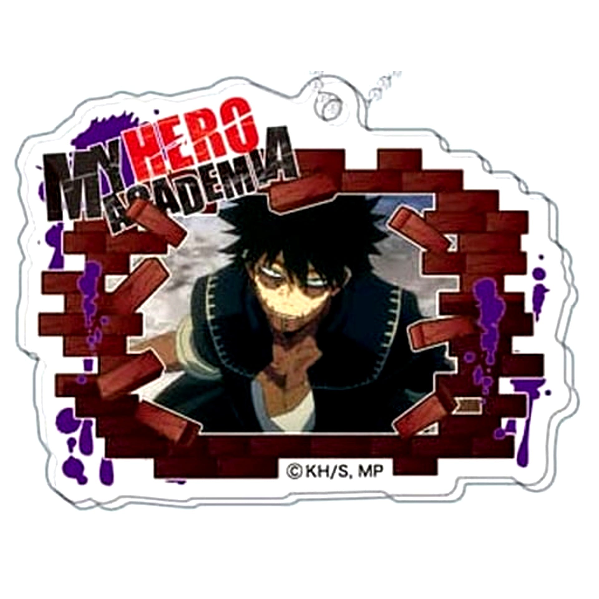 Dabi Type B My Hero Academia Deco Fure Acrylic Keyring Vol.3 Villain Box [USED]