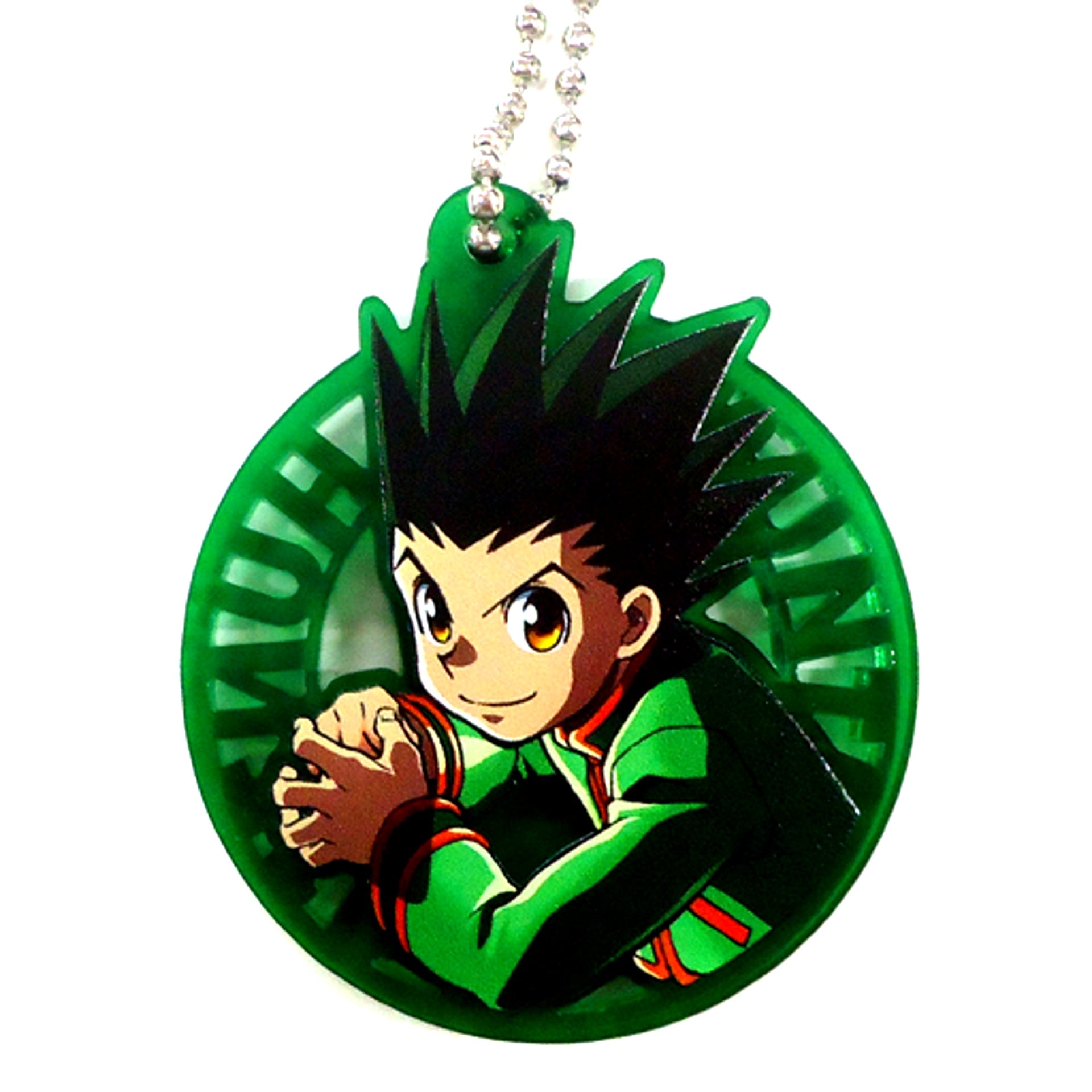 Gon Freecss HUNTER x HUNTER Acrylic Charm in J-WORLD TOKYO Mini Game Phantom Troupe Information Gathering Rally Participation Prize [USED]
