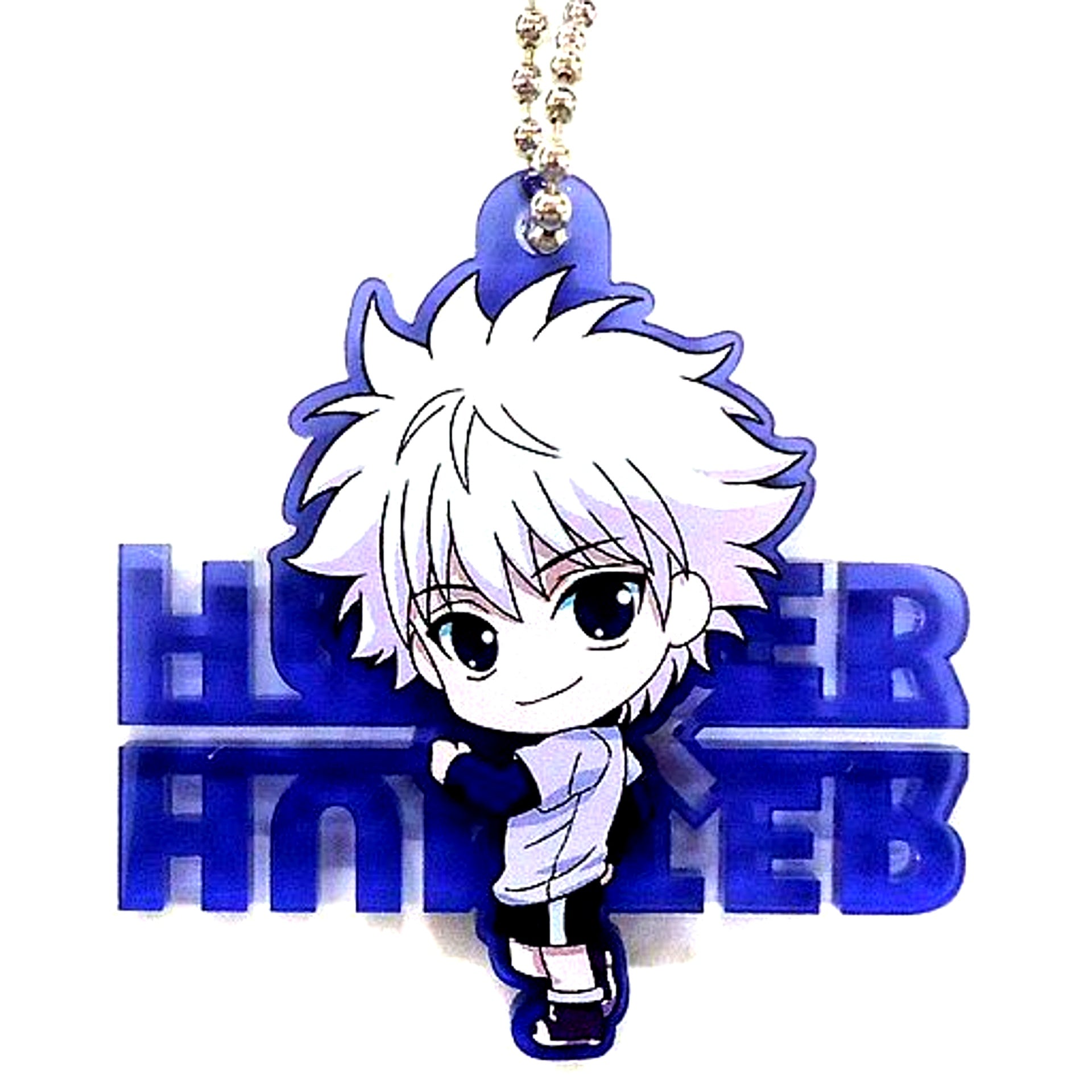 Killua Zoldyck SD Hunter x Hunter Acrylic Charm J-WORLD TOKYO Minigame Phantom Troupe Information Gathering Rally Participation Prize [USED]