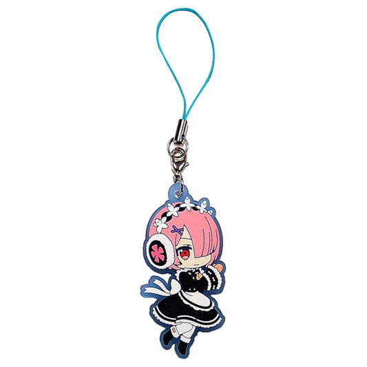 Re:ZERO -Starting Life in Another World- Memory Snow Ram Maid Outfit Trading Rubber Strap Keychains [USED]