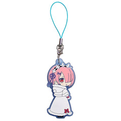 Re:ZERO -Starting Life in Another World- Memory Snow Ram Winter Coat Trading Rubber Strap Keychains [USED]