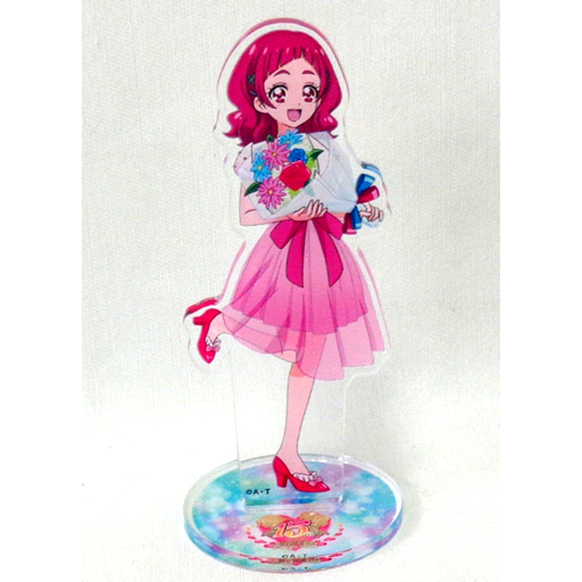 Hana Nono Acrylic Stand Anniversary Round Base Pretty Cure 15th Anniversary x Marui Anniversary Shop in OIOI [USED]