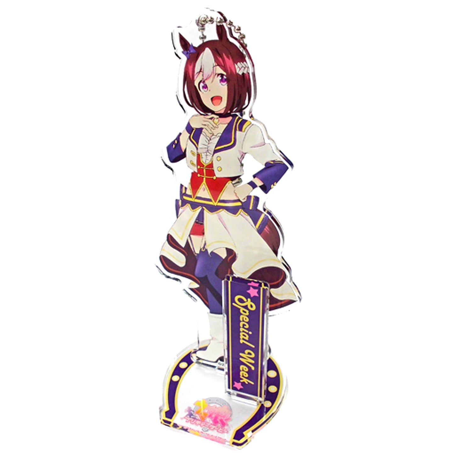 Special Week Uma Musume Pretty Derby 2nd EVENT Sound Fanfare! Trading Acrylic Stand Keychain [USED]
