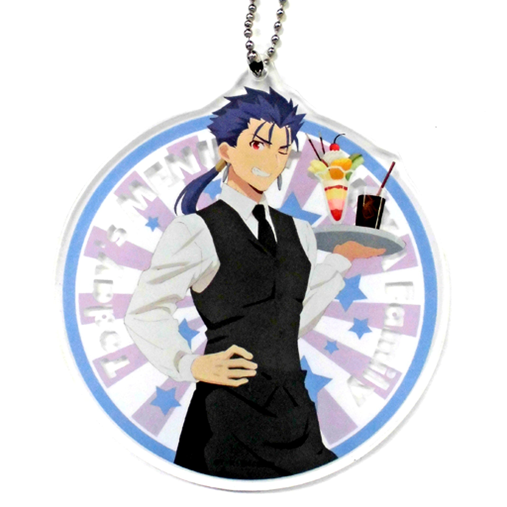 Lancer Today's Menu for the Emiya Family Random Acrylic Charm ufotable cafe 10th Term 2nd Season Visual [USED]