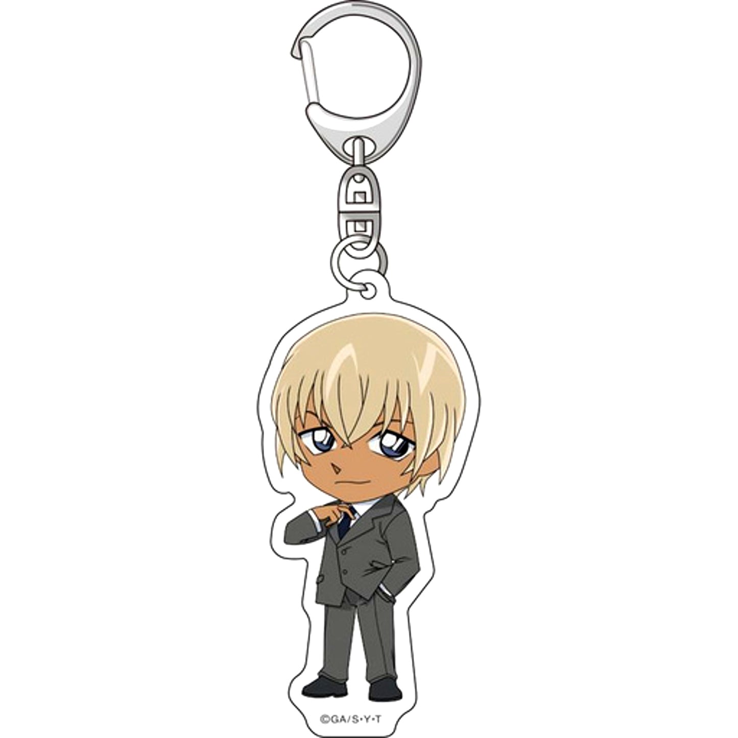 Toru Amuro Detective Conan Puzzle Cross Chain Acrylic Keychain [USED]