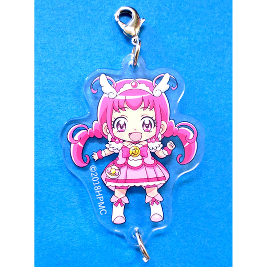 Cure Happy HUGtto! Precure All Stars Memories The Movie Connecting Baby Acrylic Charm Wakuwaku Team Theater Goods [USED]