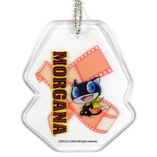 Persona Q2: New Cinema Labyrinth Morgana Sega Collaboration Cafe Kuji Clear Tag Sega Collaboration Cafe Limited Prize E Keychains [USED]