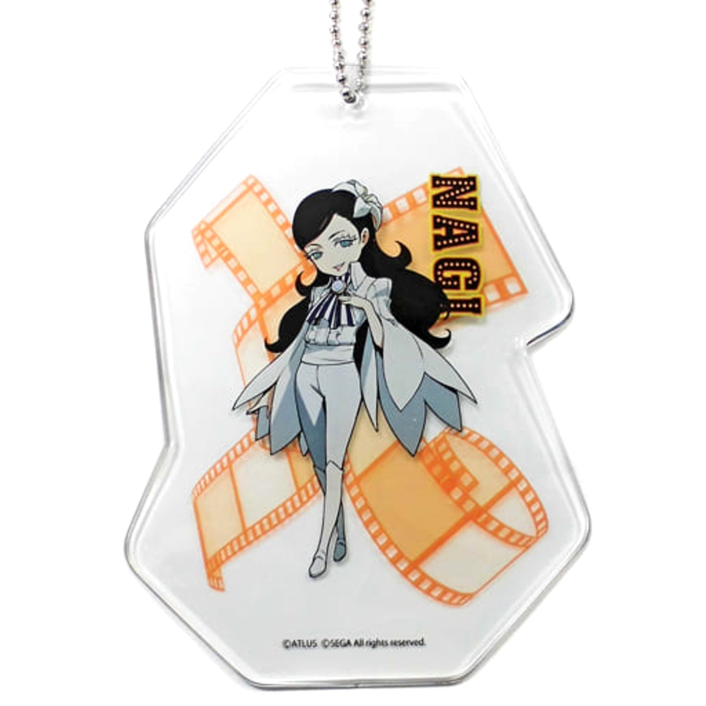 Persona Q2: New Cinema Labyrinth Nagi Sega Collaboration Cafe Kuji Clear Tag Sega Collaboration Cafe Limited Prize E Keychains [USED]