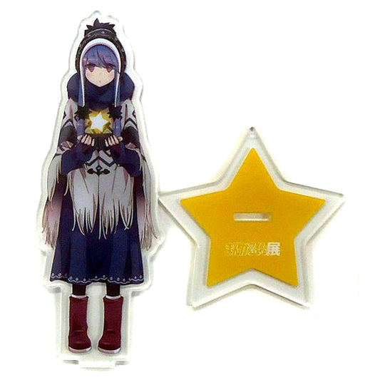 Rin Shima Yuru Camp Acrylic Stand Figure Manga Time Kirara Exhibition [USED]