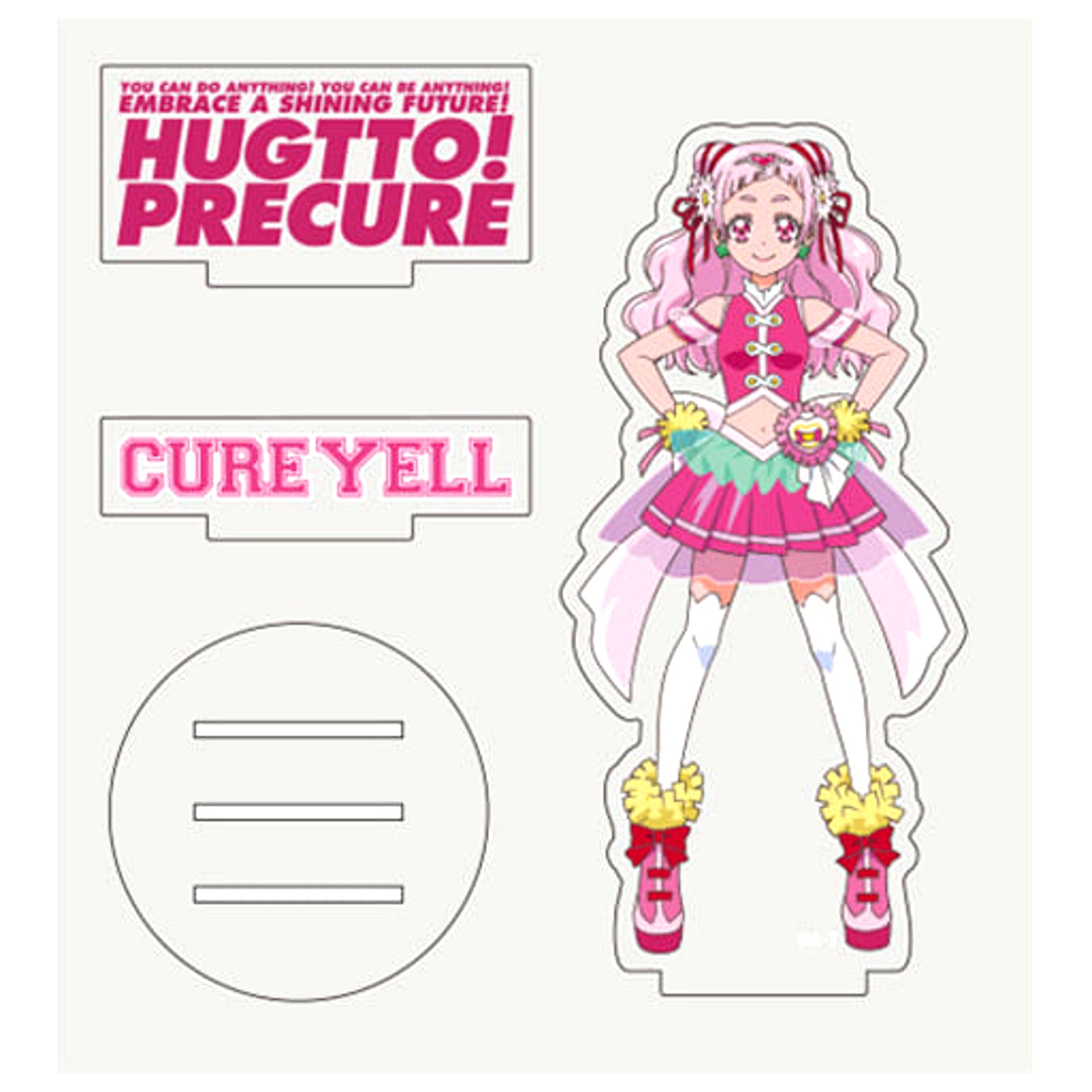 Cure Yell HUGtto! Precure Acrylic Stand [USED]