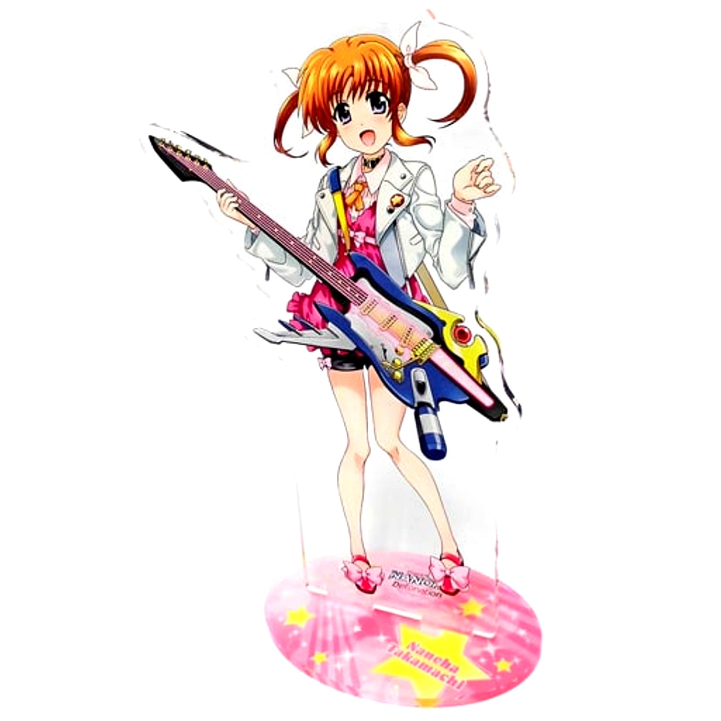 Nanoha Takamachi Acrylic Stand Figure Magical Girl Lyrical Nanoha Detonation Private Seisho Elementary School Culture Festival [USED]