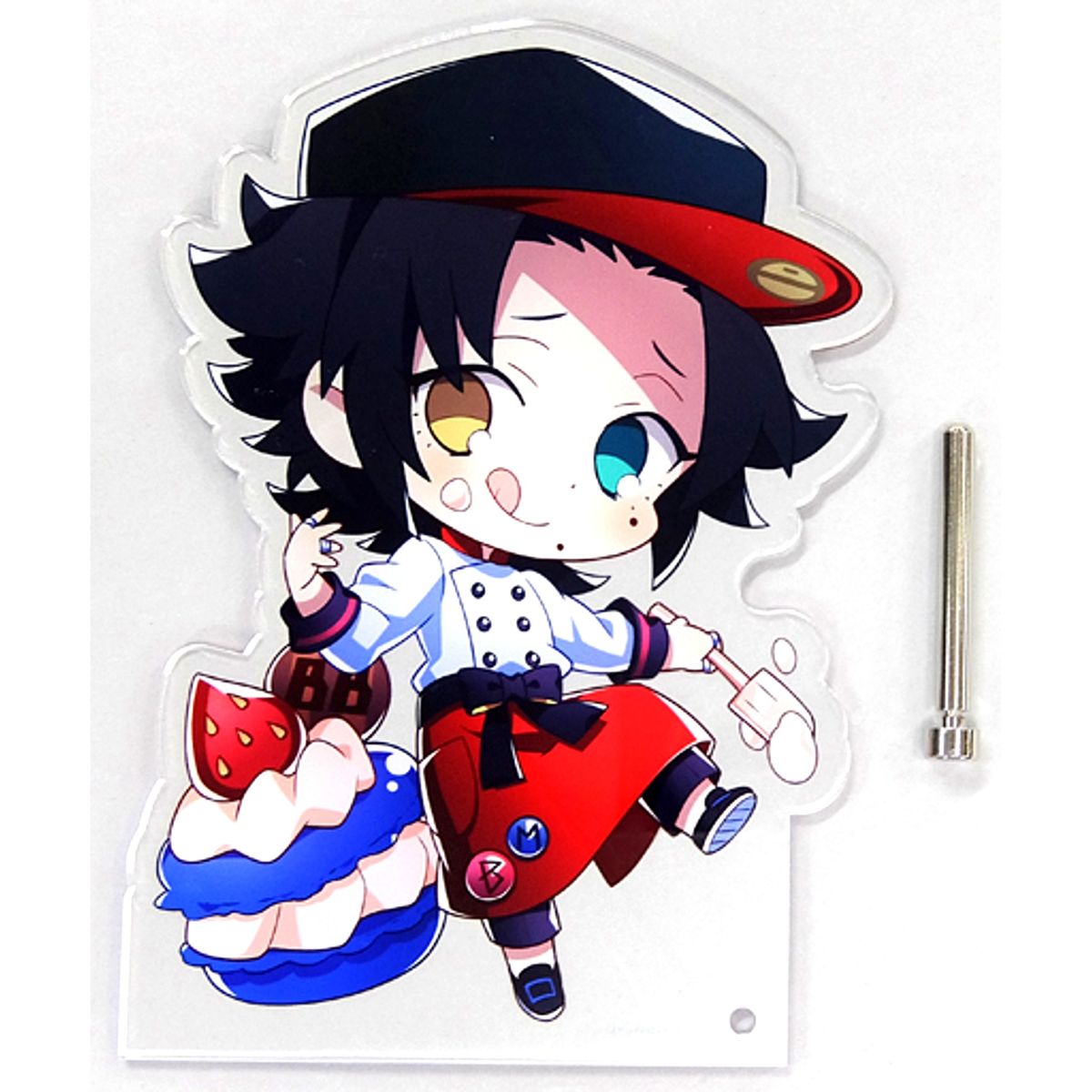 Jiro Yamada Hypnosis Mic: Division Rap Battle Big Acrylic Stand SWEETS PARADISE Round 2 x CONCEPT CAFE [USED]