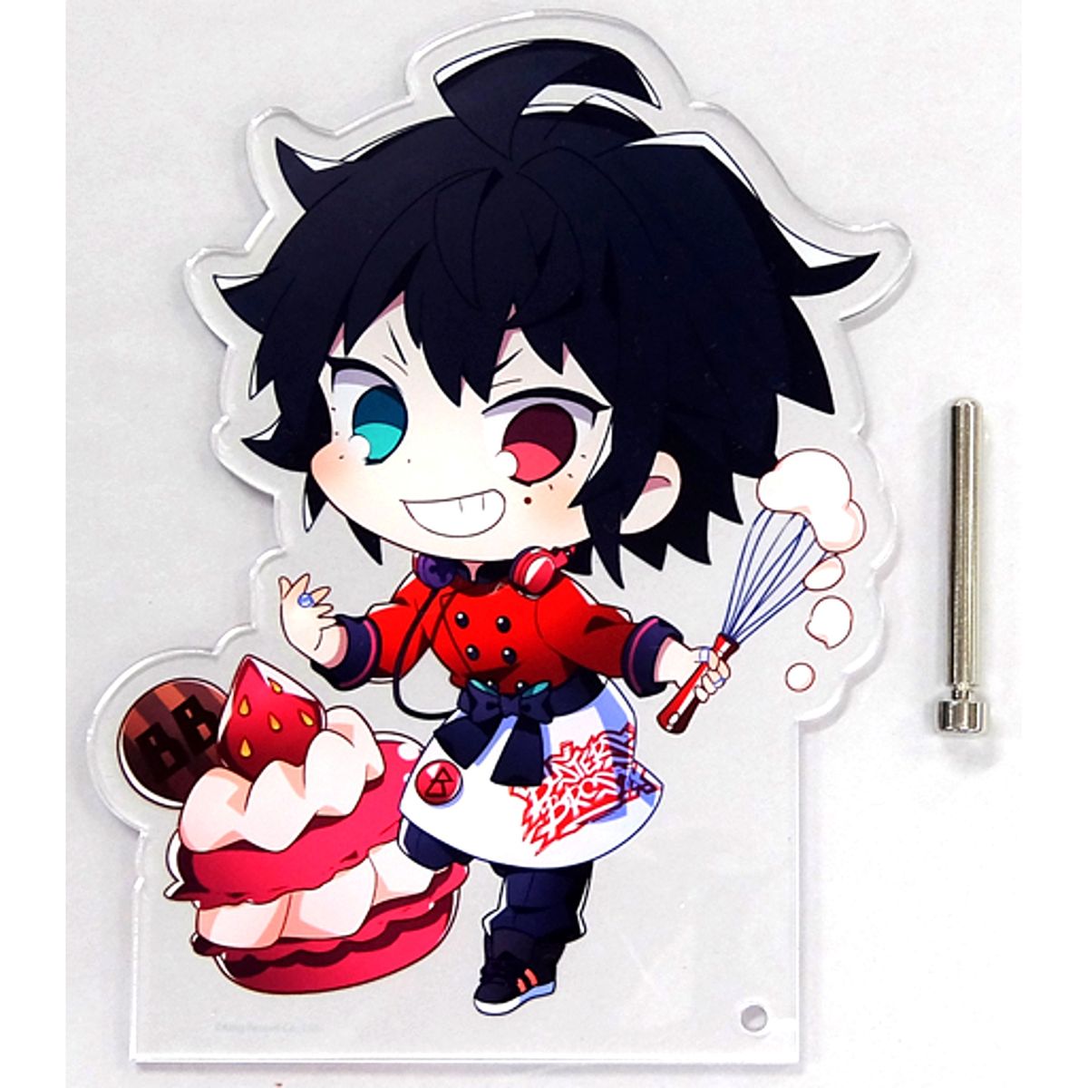 Ichiro Yamada Hypnosis Mic: Division Rap Battle Big Acrylic Stand in SWEETS PARADISE round2 x CONCEPT CAFE [USED]