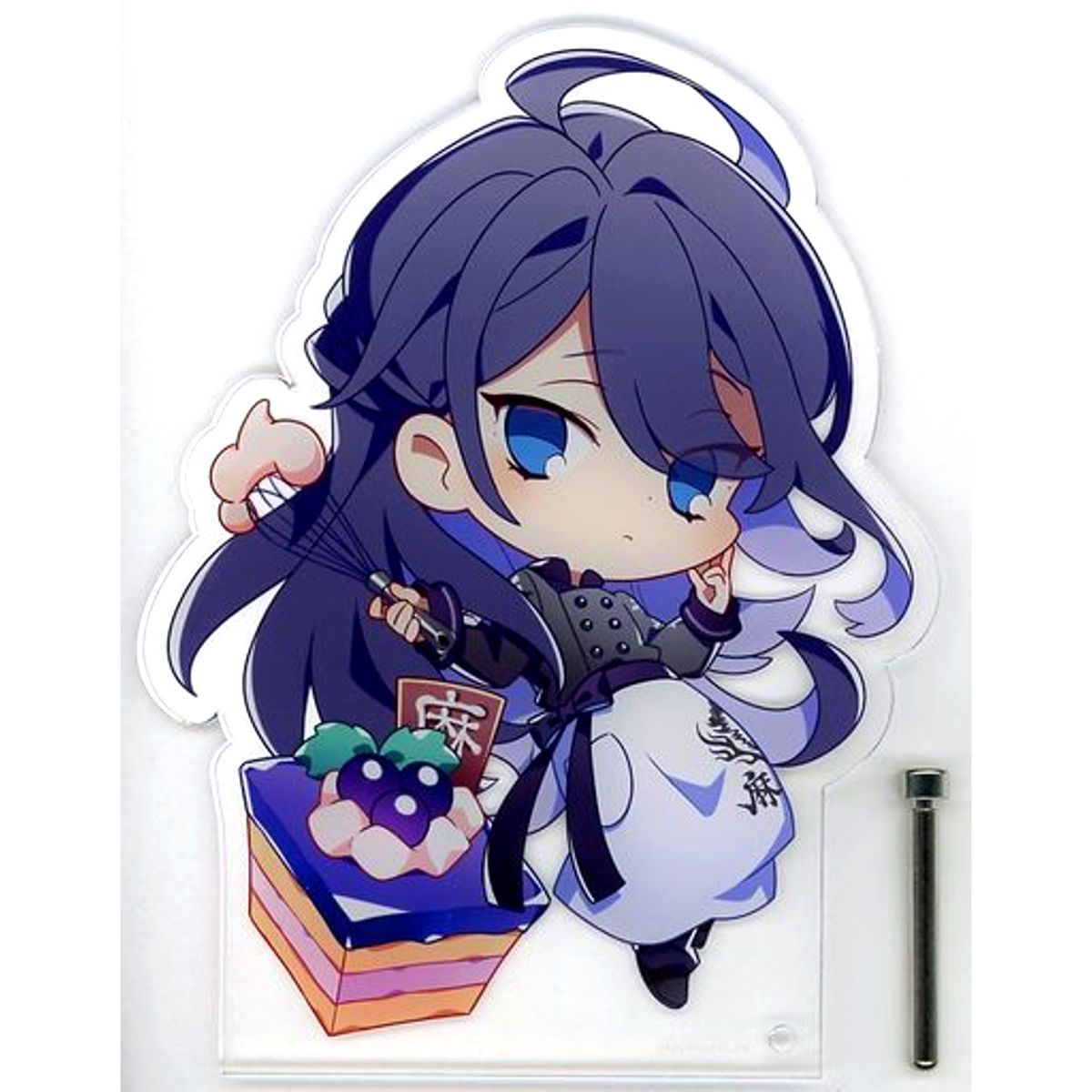 Jakurai Jinguji Hypnosis Mic: Division Rap Battle Big Acrylic Stand SWEETS PARADISE Round 2 x CONCEPT CAFE [USED]