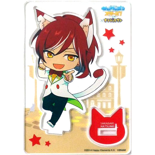 Natsume Sakisaka Ensemble Stars! in Namjatown Cat*Festival Acrylic Stand Collect Jewels Produce Kuji Prize A [USED]